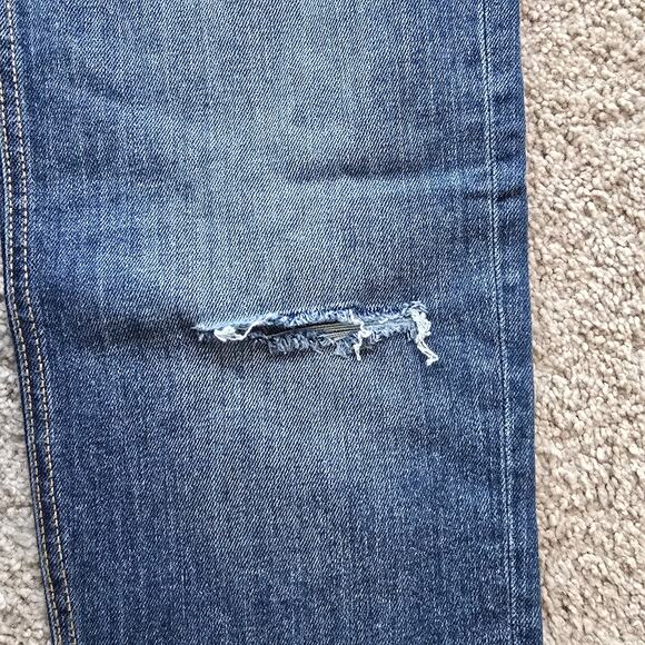 Old Navy Women's Straight Leg Jeans - Blue - Picture 3 of 5